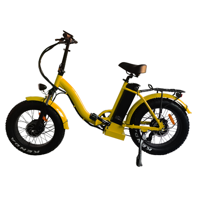 Xe đạp điện gấp bánh nhỏ dành cho người lớn 500w 48v 25km / H Chu kỳ điện có thể gập lại