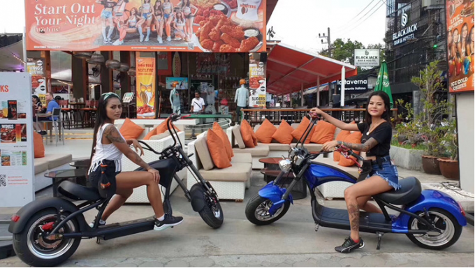Xe máy điện Moto City Coco 2000w 70 Km / H 80 Km / H có giảm xóc 0