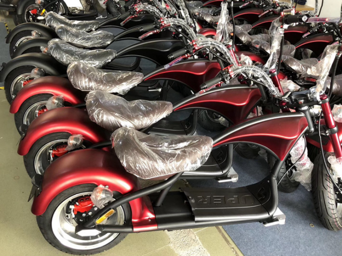Xe máy điện Moto City Coco 2000w 70 Km / H 80 Km / H có giảm xóc 1